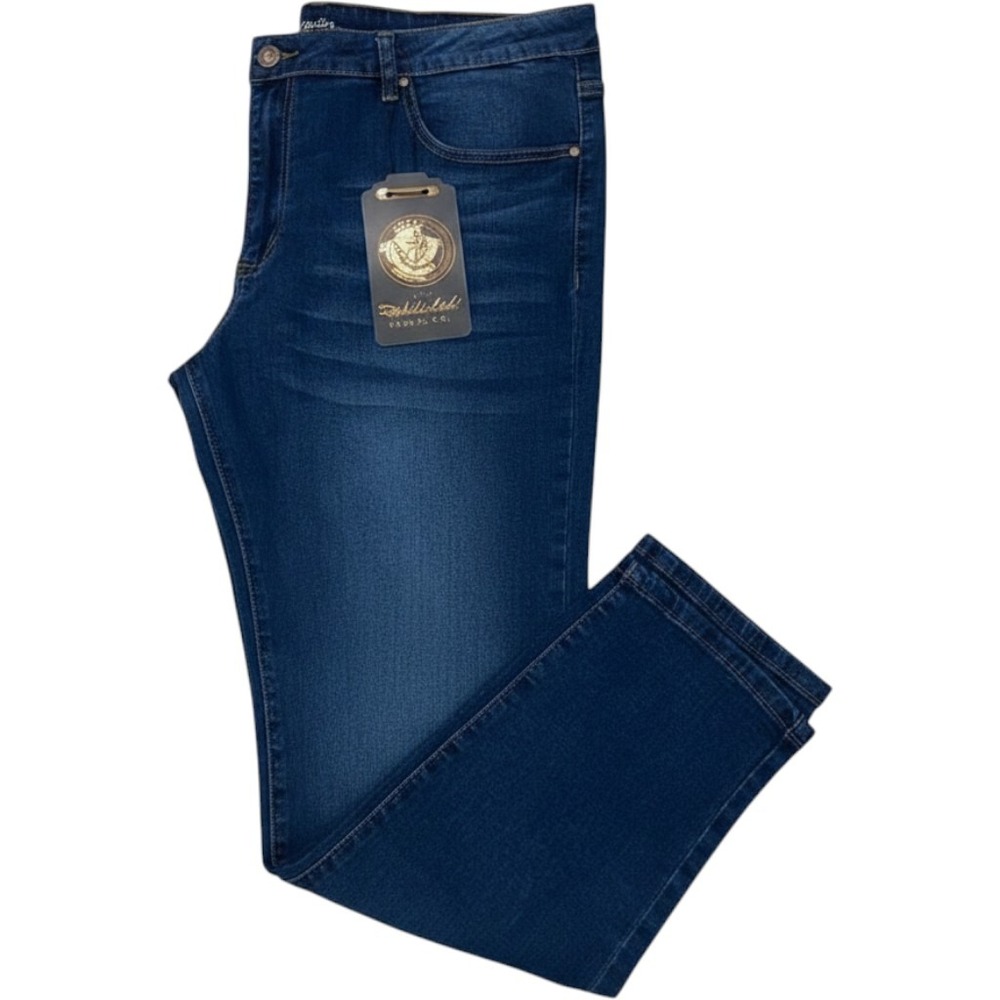 Pink Label Denim Company Stretch Skinny Distressed Jeans‎